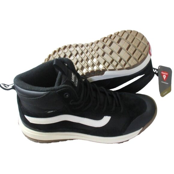 Vans Men\'s UltraRange Exo Hi MTE-1 Boots Black Marshmallow White Sizes NIB